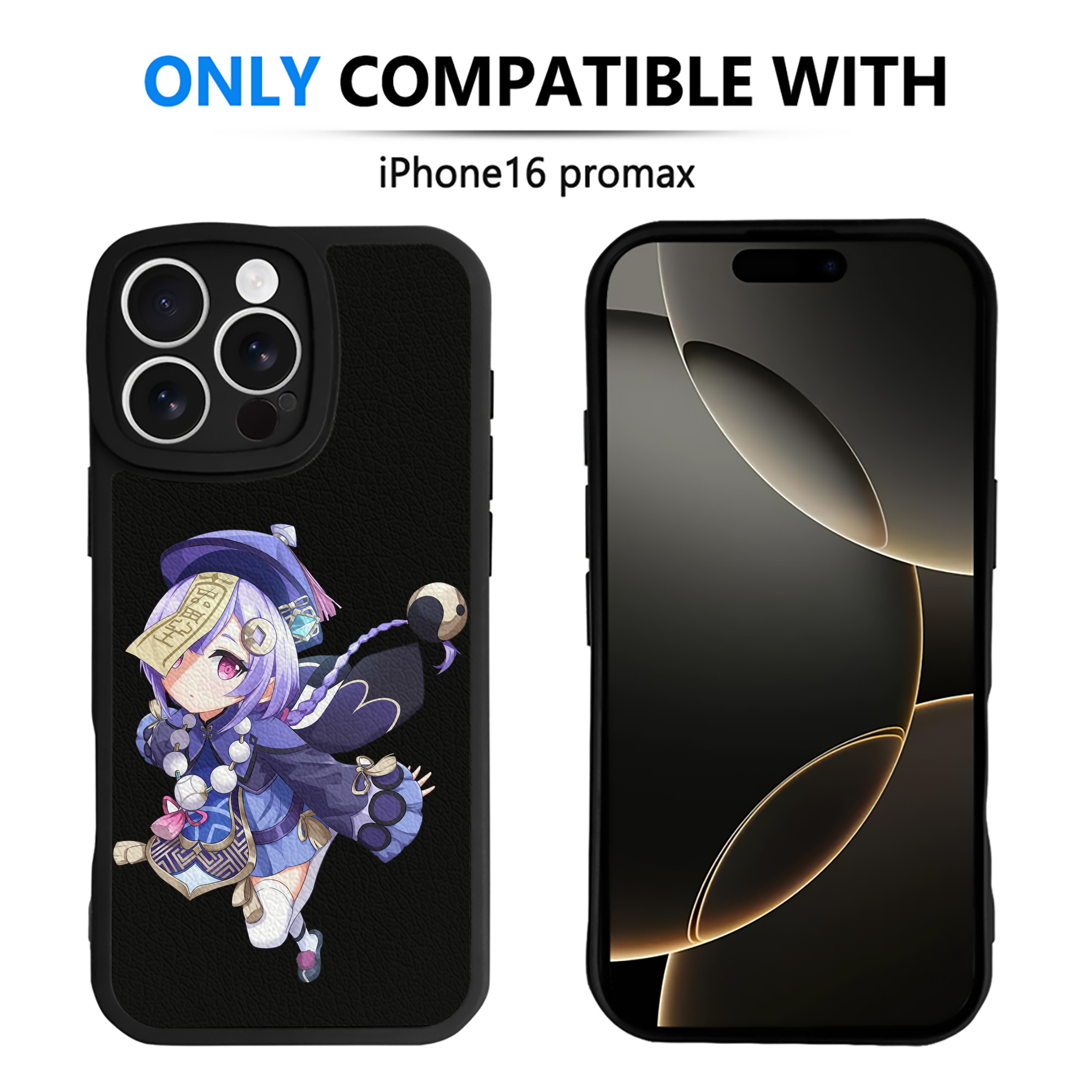 げんし神 七七 なな  genshin Nana 【iPhone 16シリーズ対応】シリコンスマホケース（レザー調） 材質：シリコン